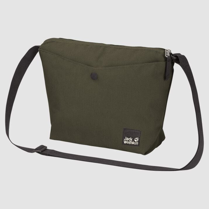 Bolso Hombro Jack Wolfskin Nature Mujer Verdes Mexico-9837465